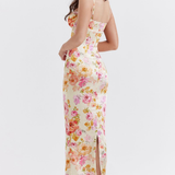 Rowan | Sateen Floral Dress