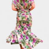 Christabella | V-Neck Floral Dress Exquisite Finesse