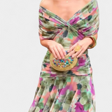 Christabella | V-Neck Floral Dress Exquisite Finesse