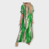 Alex | Luxuriant Exquisitely Kaftanic V-Neck Sleeved