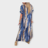 Alex | Luxuriant Exquisitely Kaftanic V-Neck Sleeved