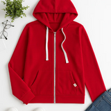 Edith | Zip-Up Hoodie – Drawstring Hood