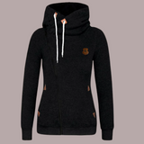 Felicity | Hoodie Jacket – Asymmetrical Zip