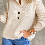 Amelie | Sweatshirt – Button Front
