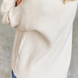 Amelie | Sweatshirt – Button Front