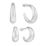 Gold Hoop Earrings Elegant Design Luxury Collection Limited