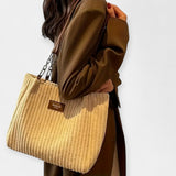 Elegant Corduroy Collection Bag Exclusive Daily Use