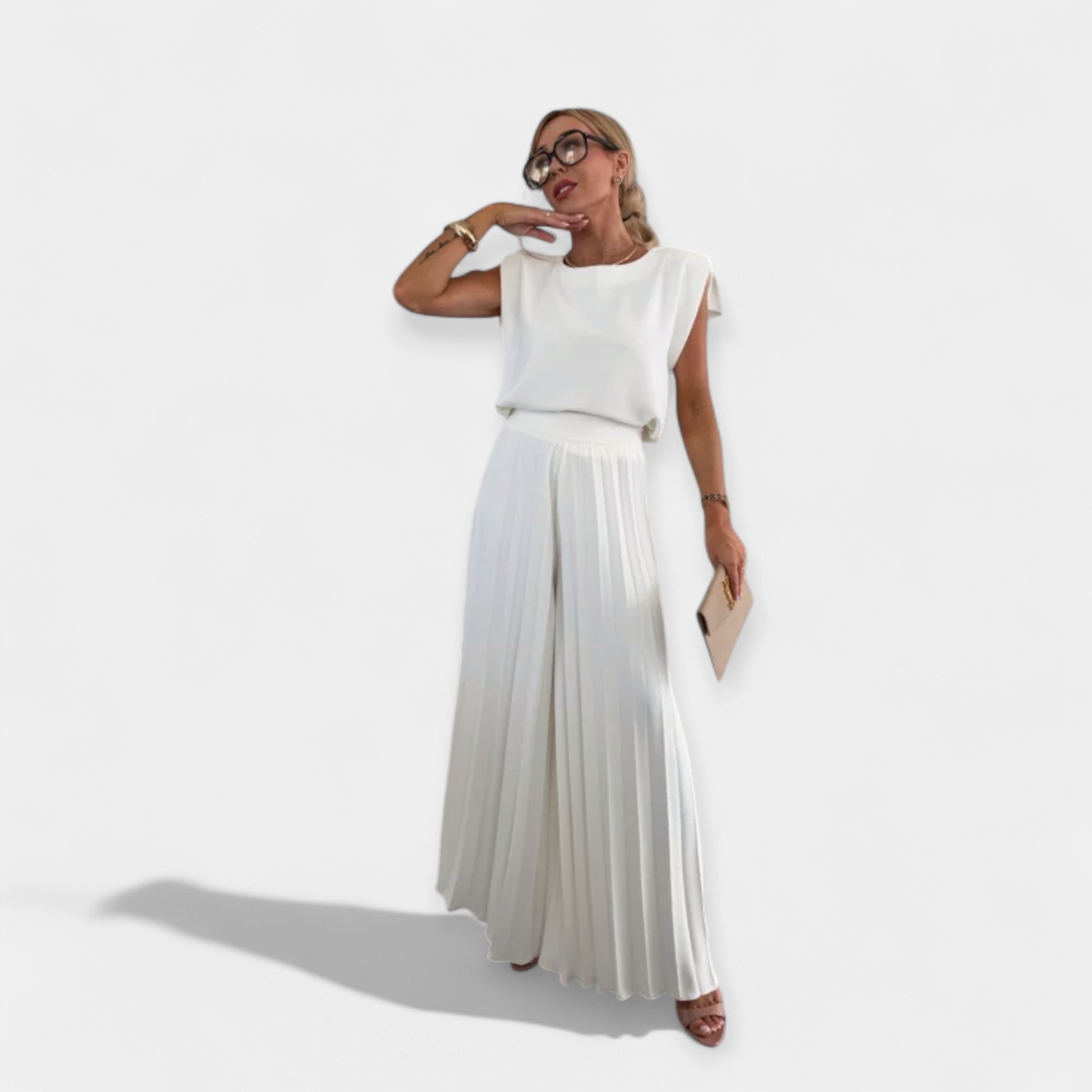 Rowan Pembroke James | Elegant Summer Top and Trousers