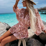 Boho Lace Playsuit - Summer Beach Romper for Women