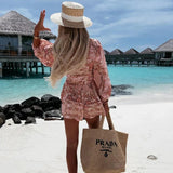 Boho Lace Playsuit - Summer Beach Romper for Women