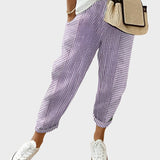 Cameron Timeless Striped Casual Trousers Collection