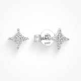Sterling Silver Star Earrings Star Collection Elite