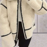 Women’s oversized fleece zip jacket
