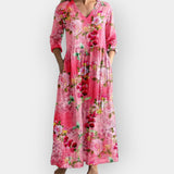 Alexandra | Floral Dress With Exquisite Silhouette