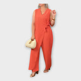 Finley | Luxurious Jumpsuit Waistline Tailoring Design