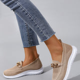 Ariella | Breathable Chunky Sneakers with Chain Design