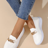 Ariella | Breathable Chunky Sneakers with Chain Design