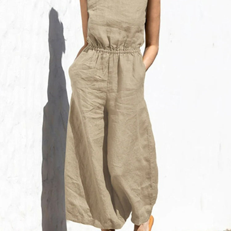 Sleeveless Women’s Jumpsuit | Casual & Formal Style | Lightweight & Comfortable