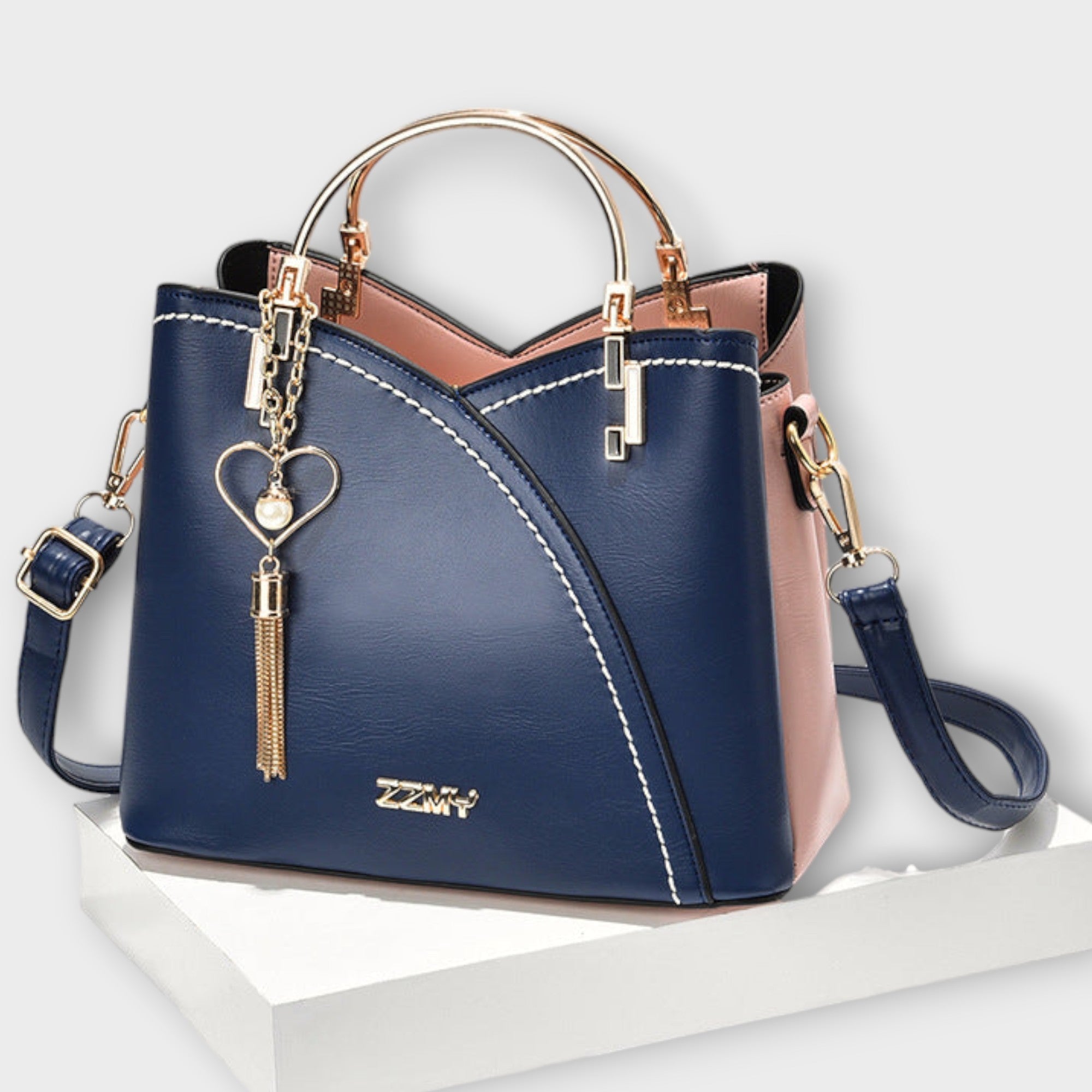 Handcrafted Gold Detailing Handbag Luxe Collection Elite